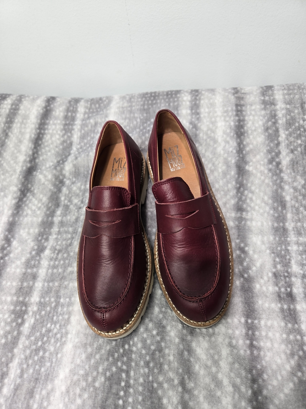 Miz Mooz “Wylan” burgundy Loafers